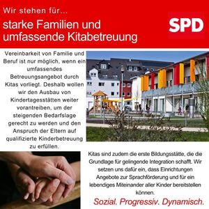 Starke Familien und umfasende Kita Betreuung